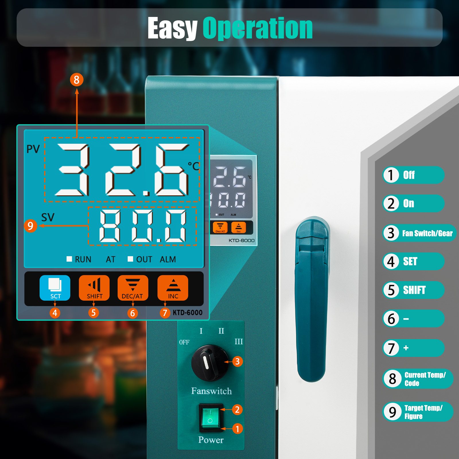 45L Convection Drying Oven 101 - Medical Labs avis et prix