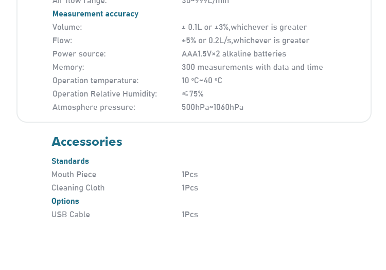 Function Tester Medical Digita - Spirometer Lung Function avis et prix