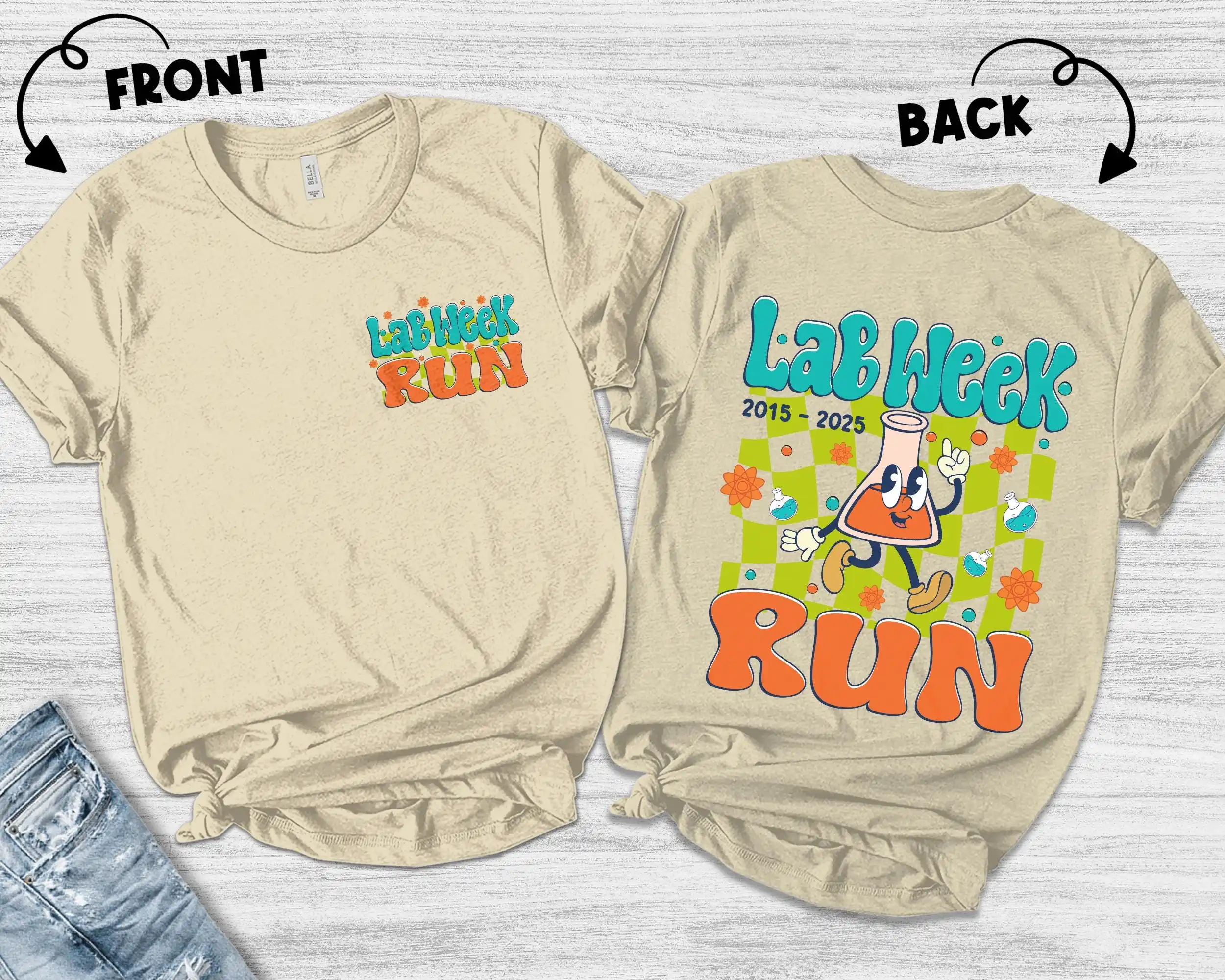 Retro Lab Week 2025 T Shirt Ru - Medical Lab Week 2025 avis et prix
