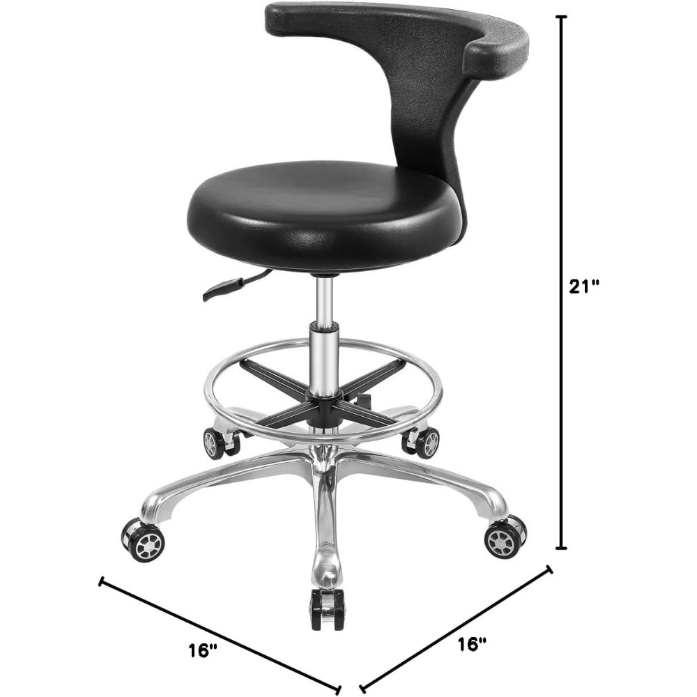 Adjustable Rolling Stool Task  - Medical Lab Chair avis et prix