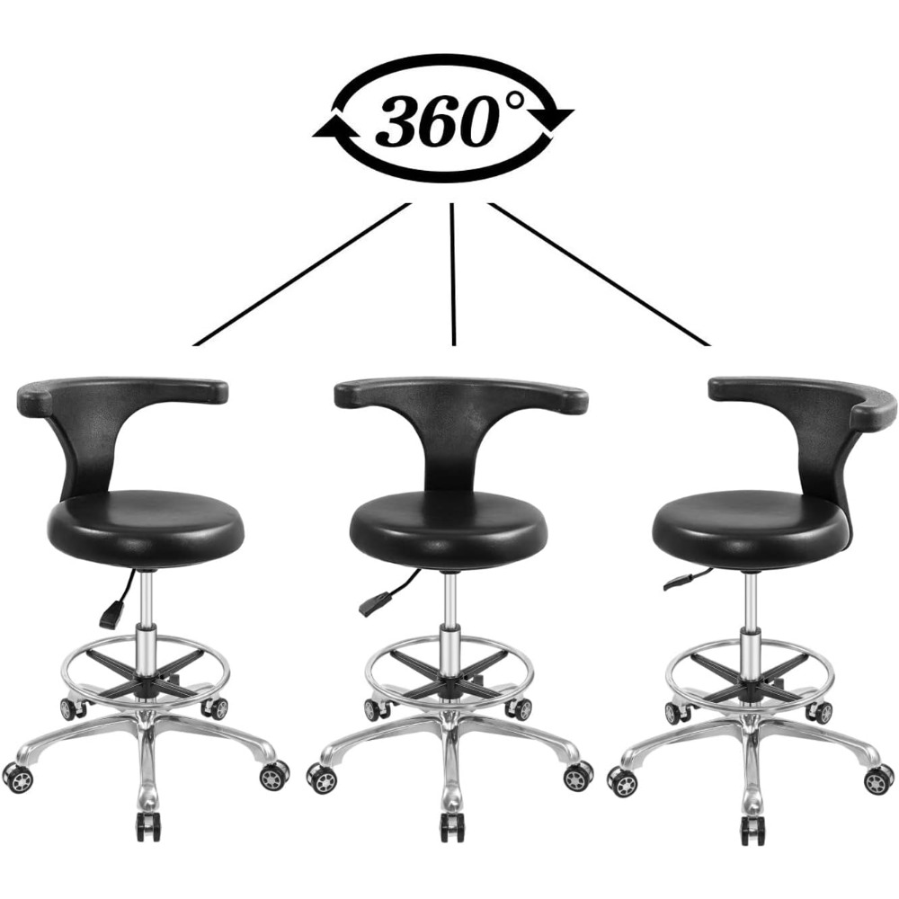 Adjustable Rolling Stool Task  - Medical Lab Chair avis et prix
