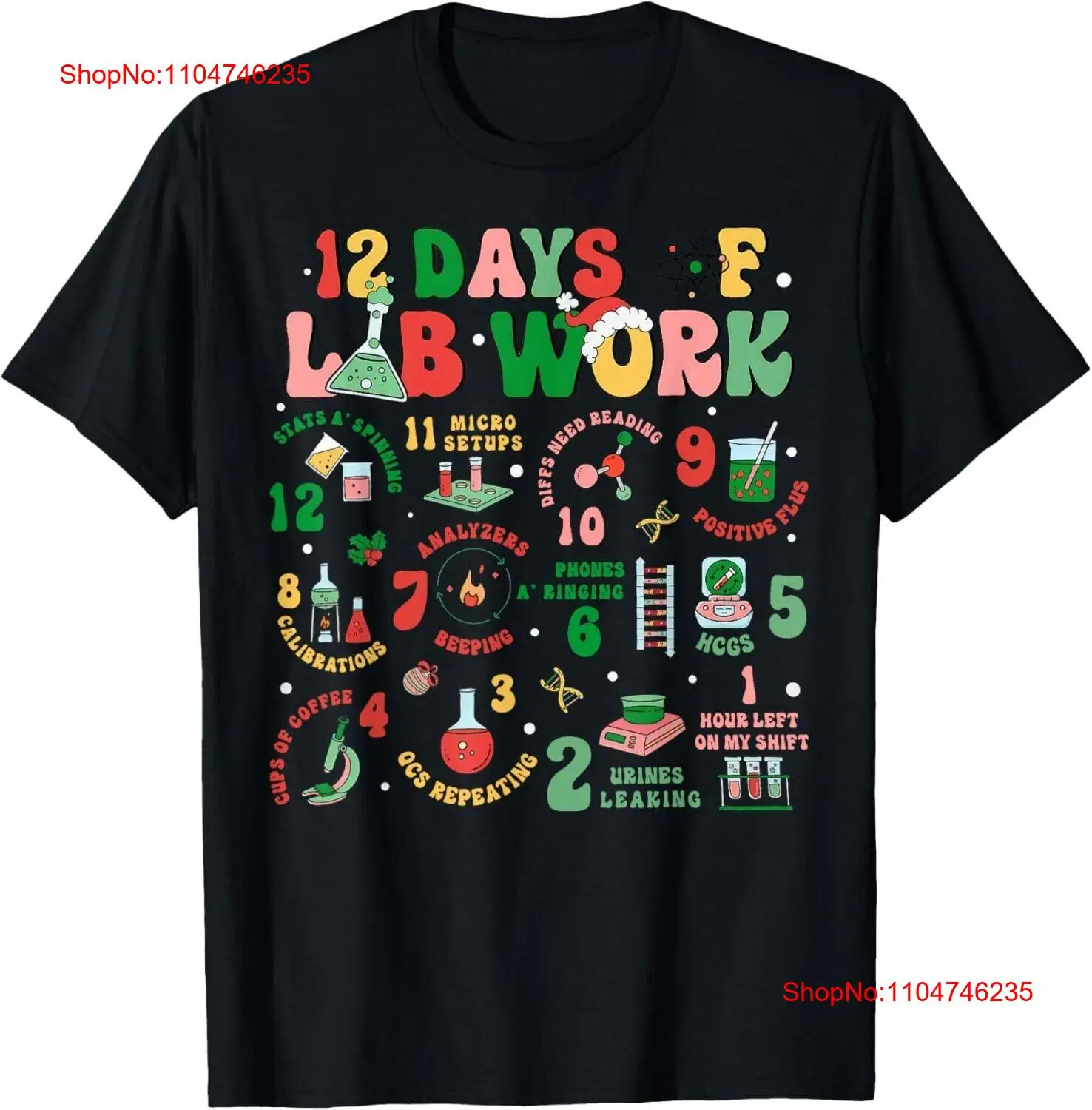 12 Days Of Lab Work Christmas  - Medical Lab Day avis et prix