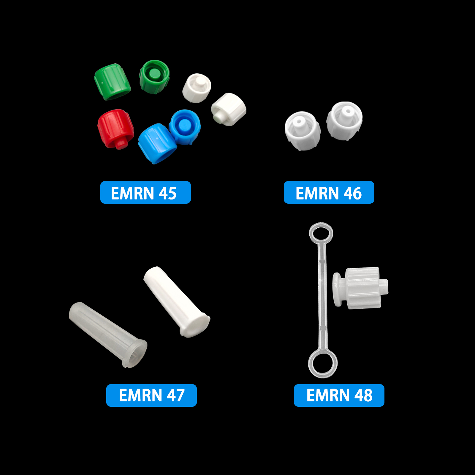 500pcs Male Luer Caps Hole for - Medical Labs avis et prix